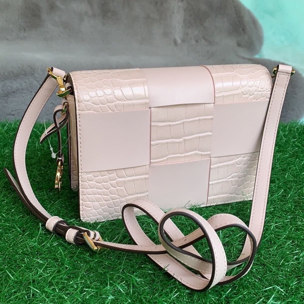 Michael Kors Mercer Sm clutch XBODY Powder Blush - Picture 8 of 15